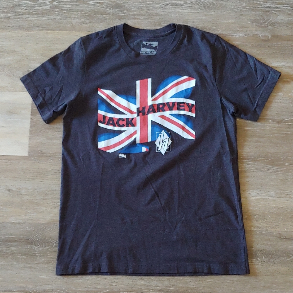 IndyCar Apparel Jack Harvey Graphic T-Shirt Grey Size M